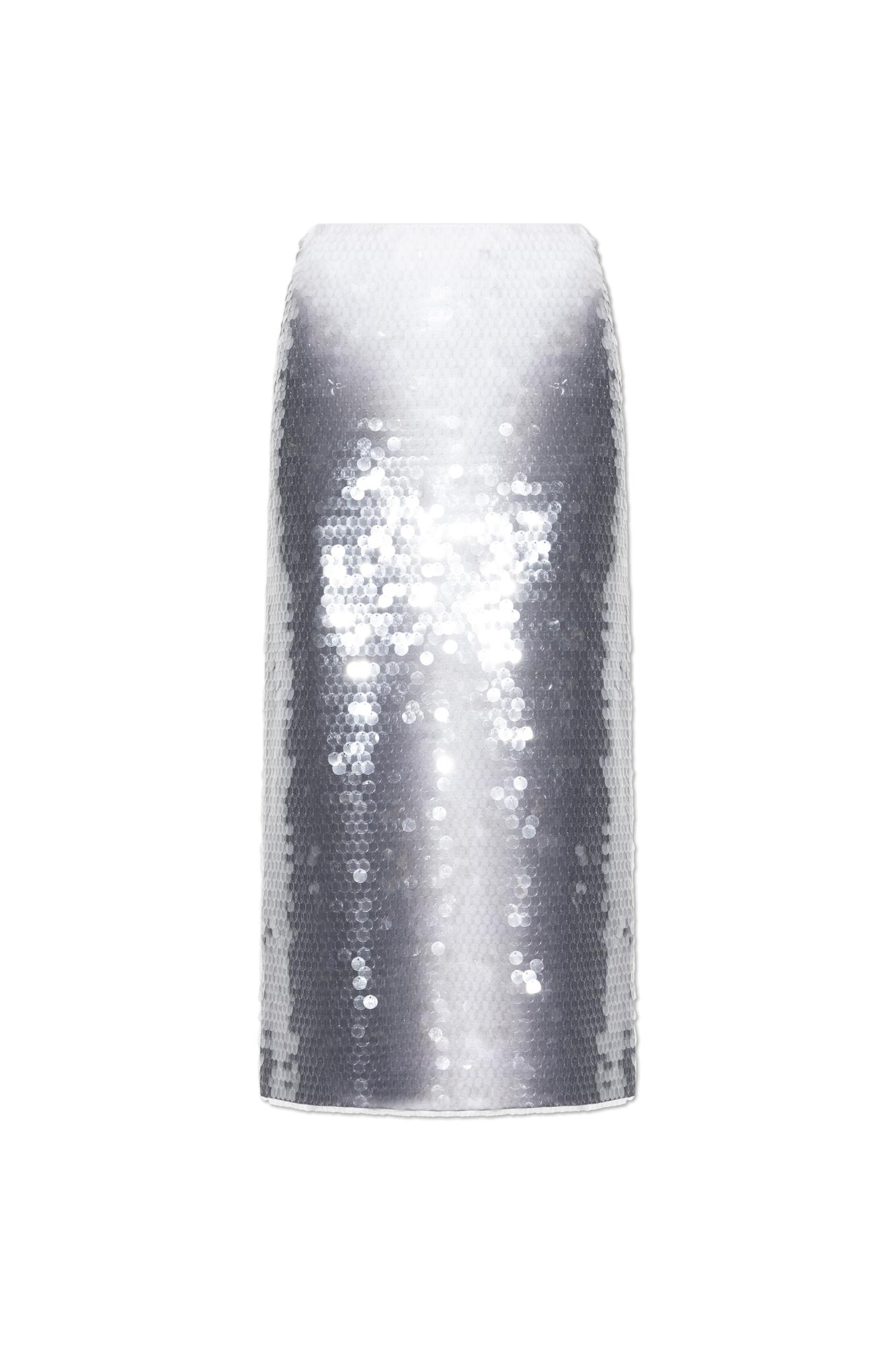 VIP【関税送料無料】希少 Sportmax Toano Sequined Skirt Sequinned pencil skirt, shaded black | Sportmax