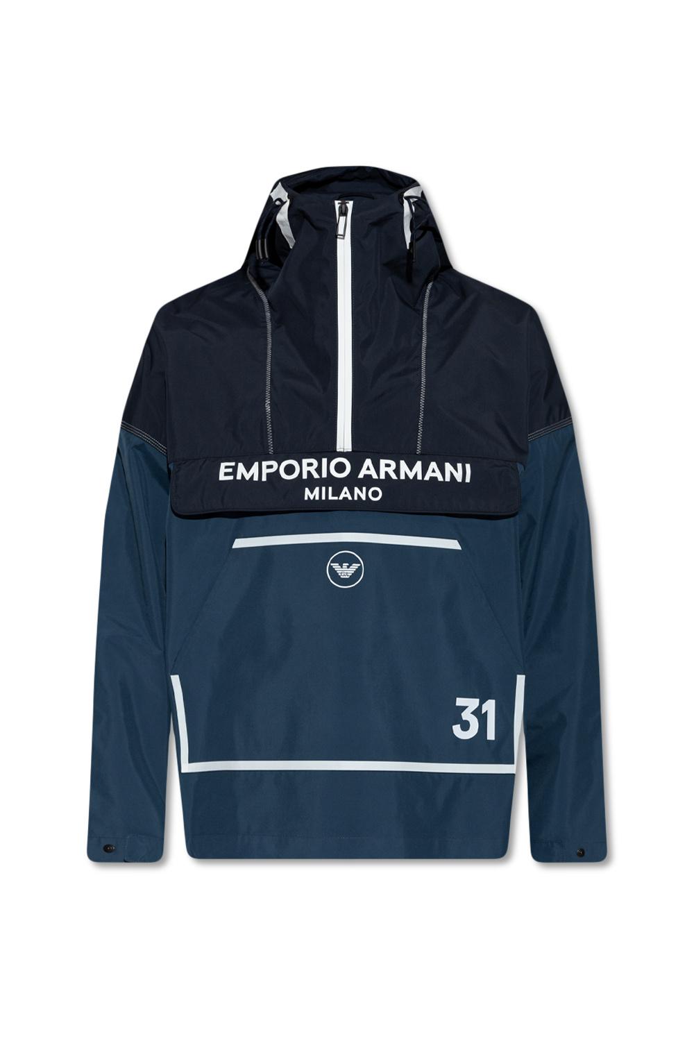 Emporio Armani Synthetic Hooded Jacket 
