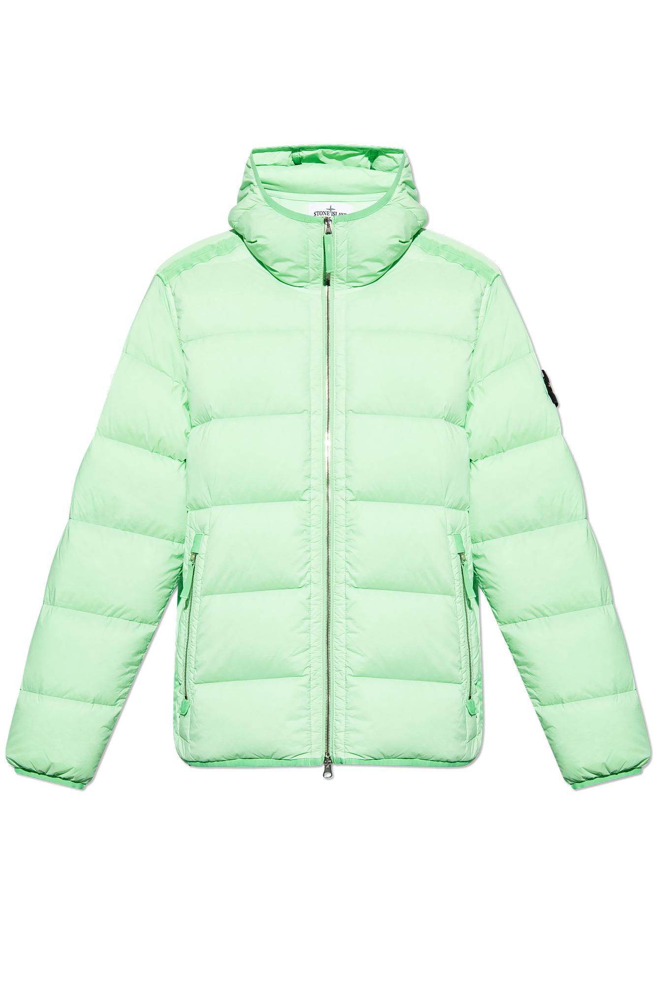 Lime green stone island jacket outlet