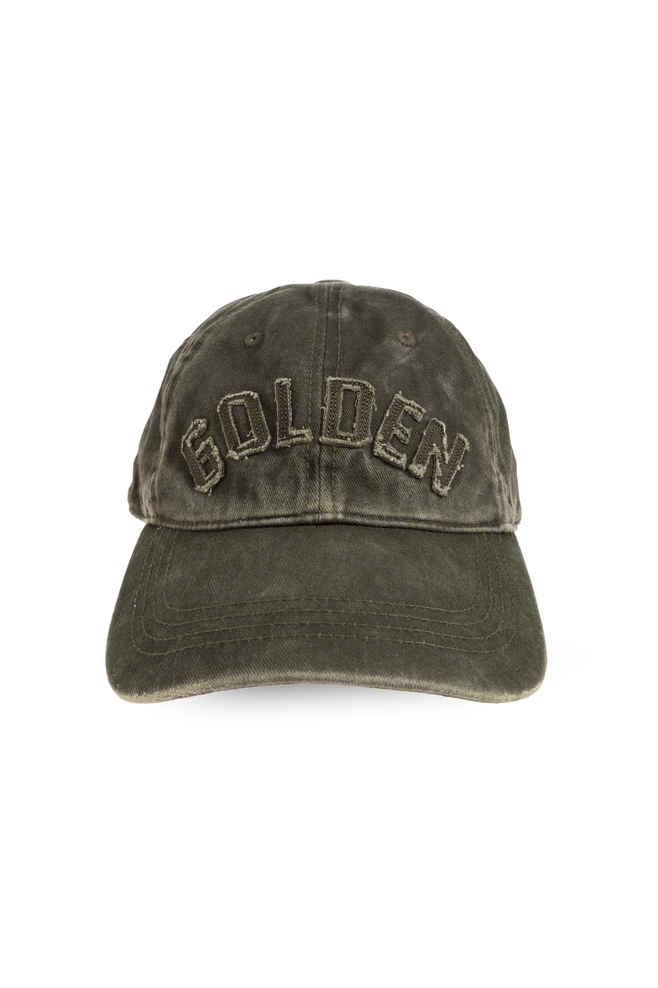 Golden Goose Baseball Cap in Black | Lyst
