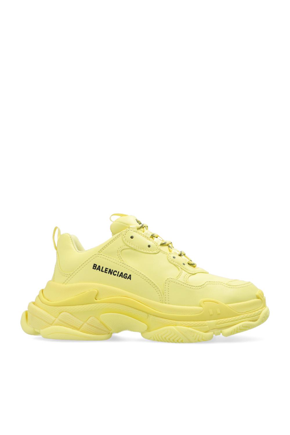 Balenciaga 'triple S' Sneakers in Yellow | Lyst
