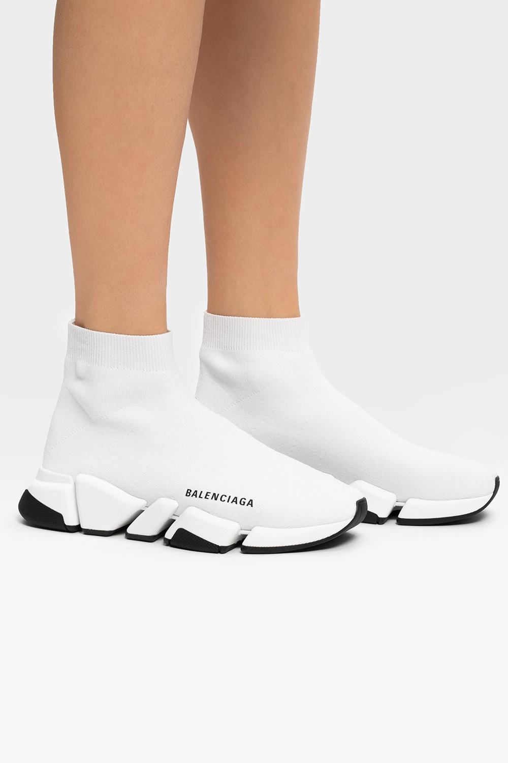 Balenciaga 'speed 2.0 Lt' Sock Sneakers in White | Lyst