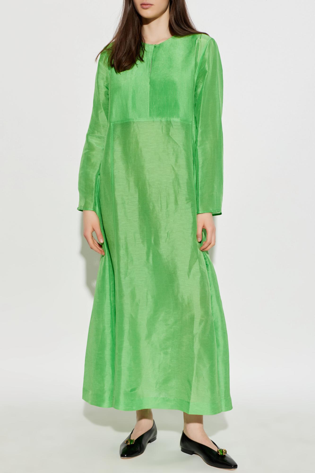 tory burch dress green Tory Burch Women's Printed Silk Dress main image 1