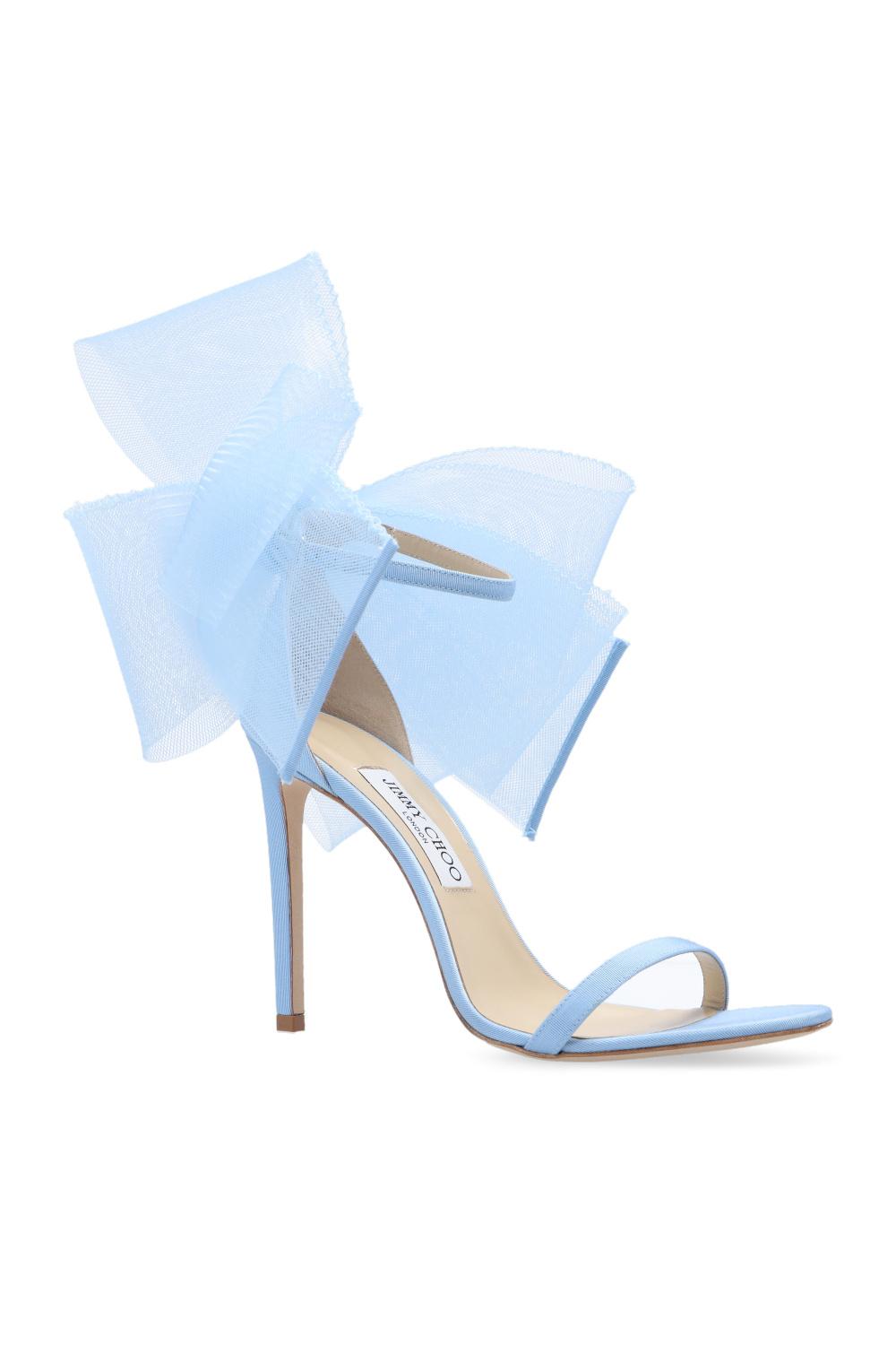Aveline bow sandals jimmy choo outlet