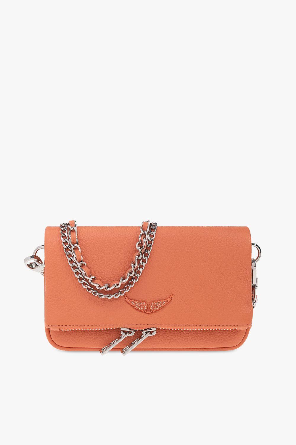 Zadig & Voltaire Shoulder Wallet in Orange | Lyst