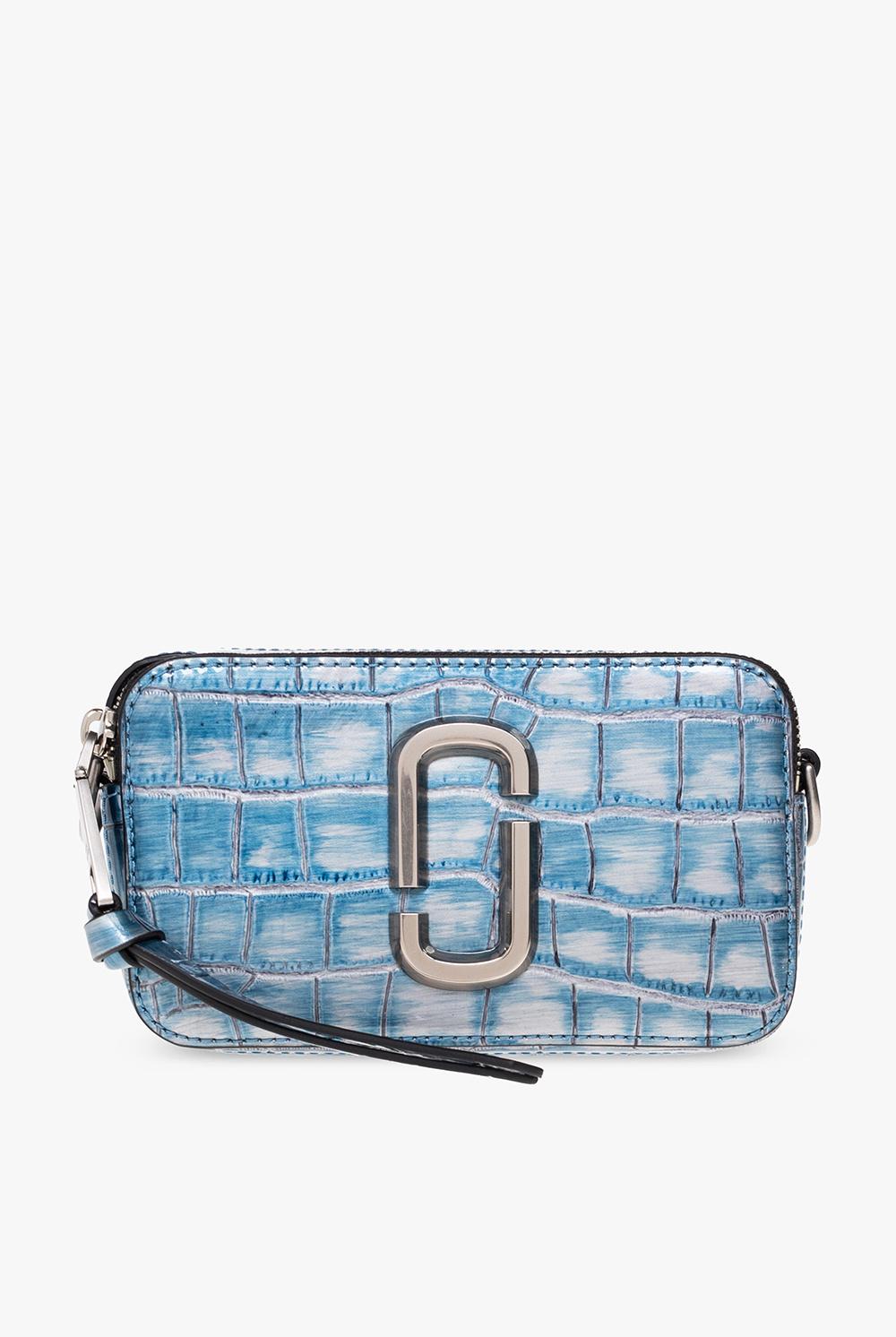 Marc Jacobs 'the Croc-embossed Snapshot' Shoulder Bag in Blue | Lyst ...