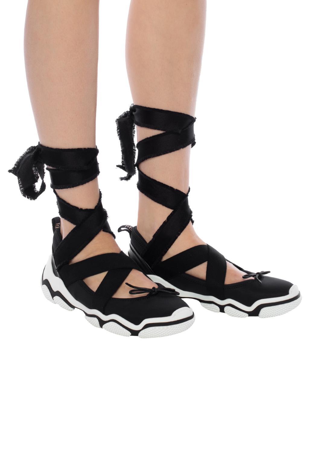 red valentino ballet sneakers