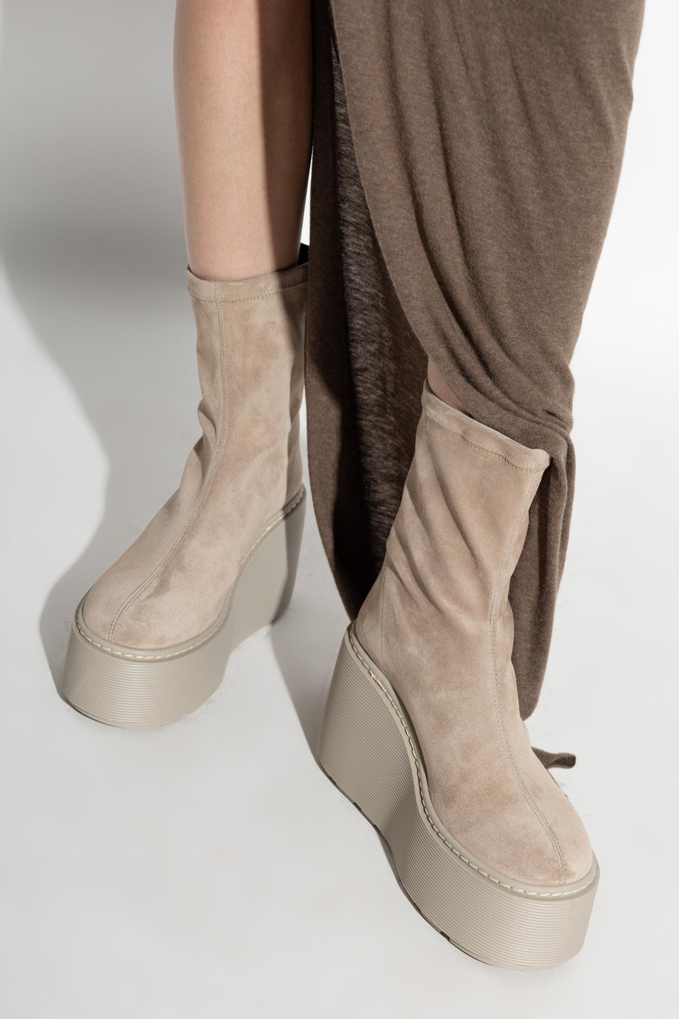 Vic Matié Platform Boots Magnifico in Natural | Lyst