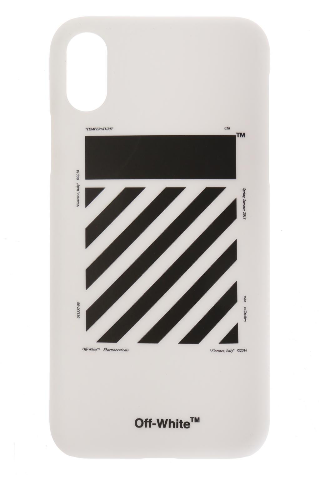 Off White C O Virgil Abloh Iphone X Case In White Lyst