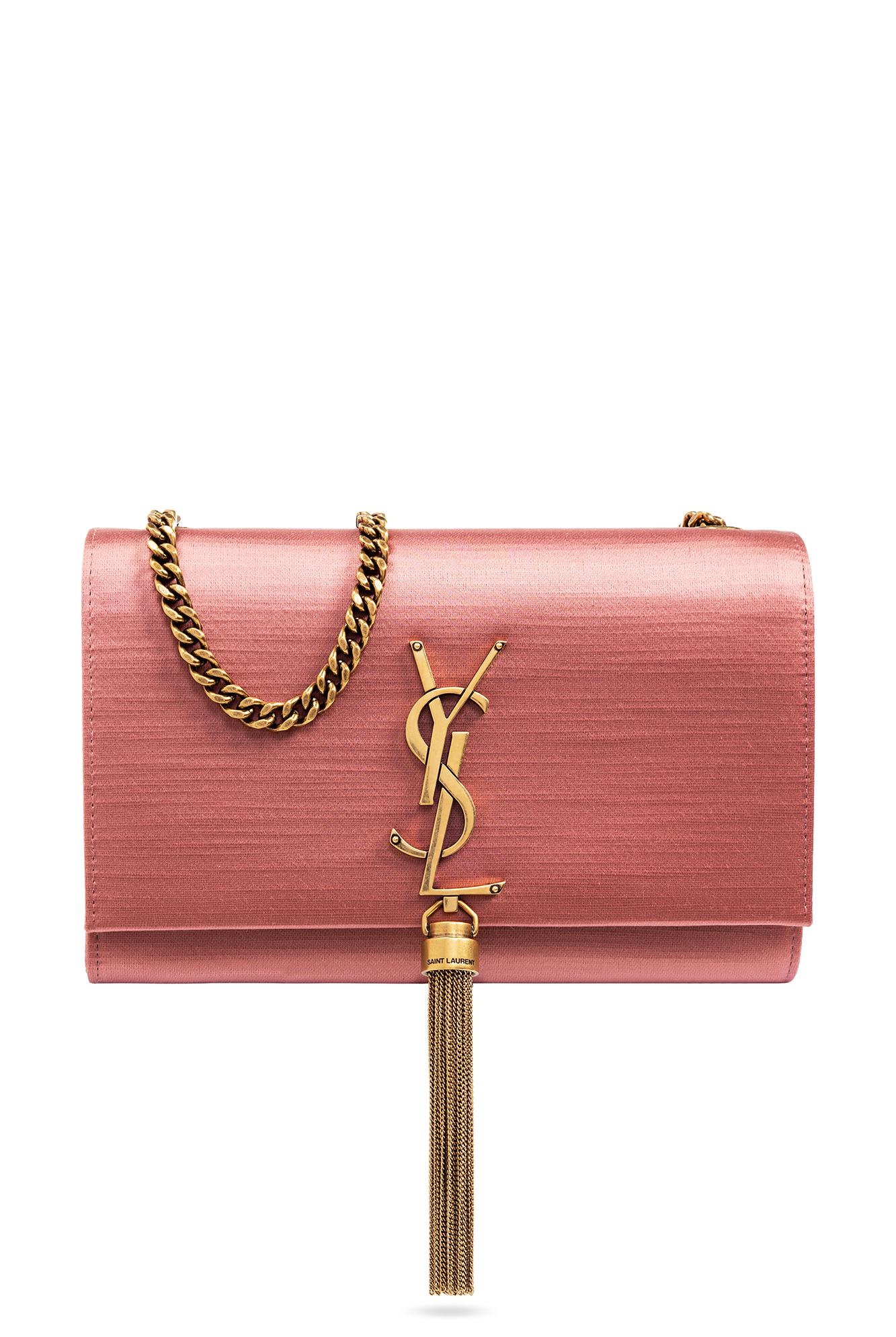 Saint Laurent 'kate Small' Shoulder Bag in Pink | Lyst