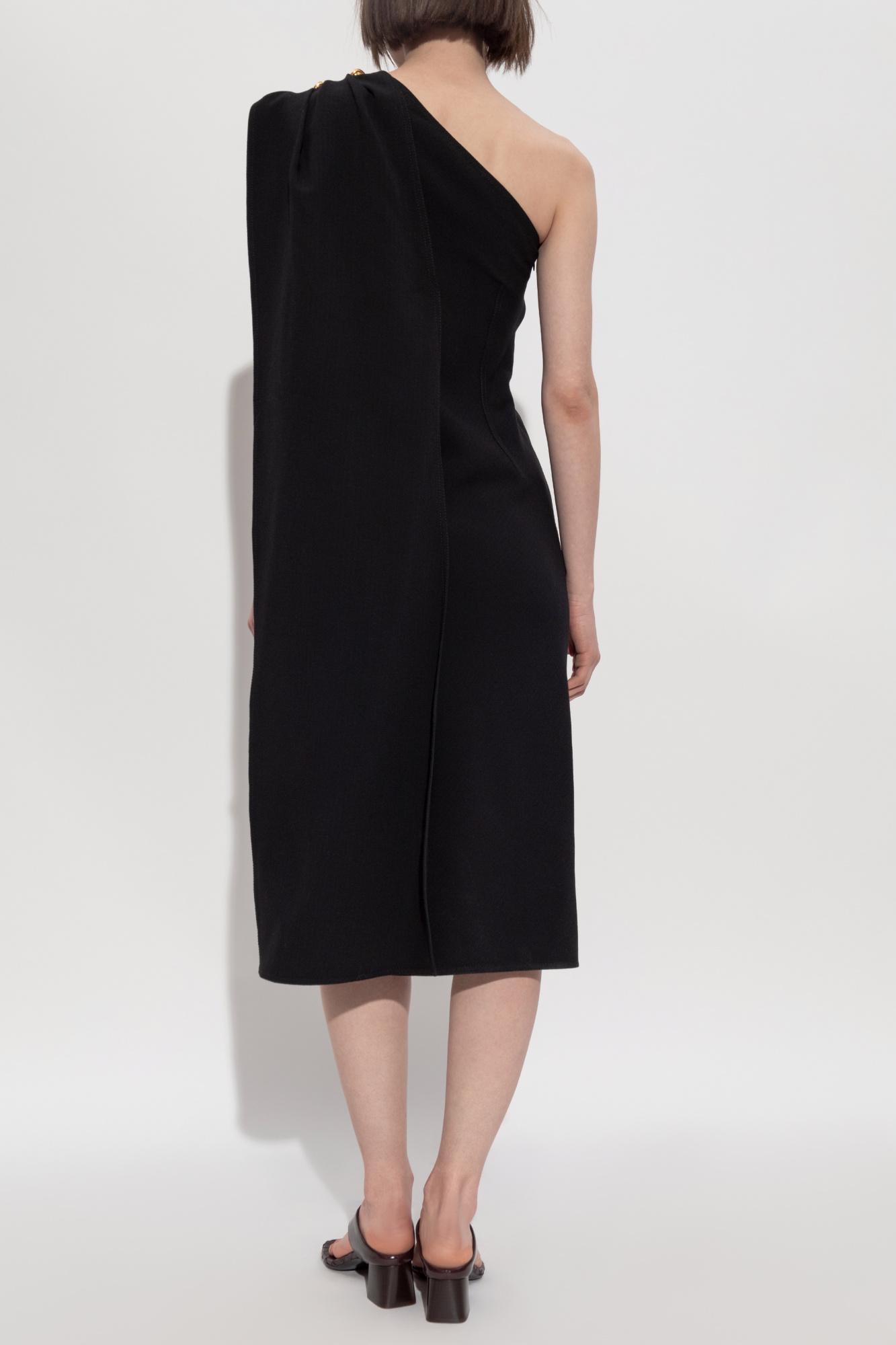ワンピース BOTTEGA VENETA ONE-SHOULDER MIDI DRESS This Bottega Veneta one-shoulder midi dress is fashion