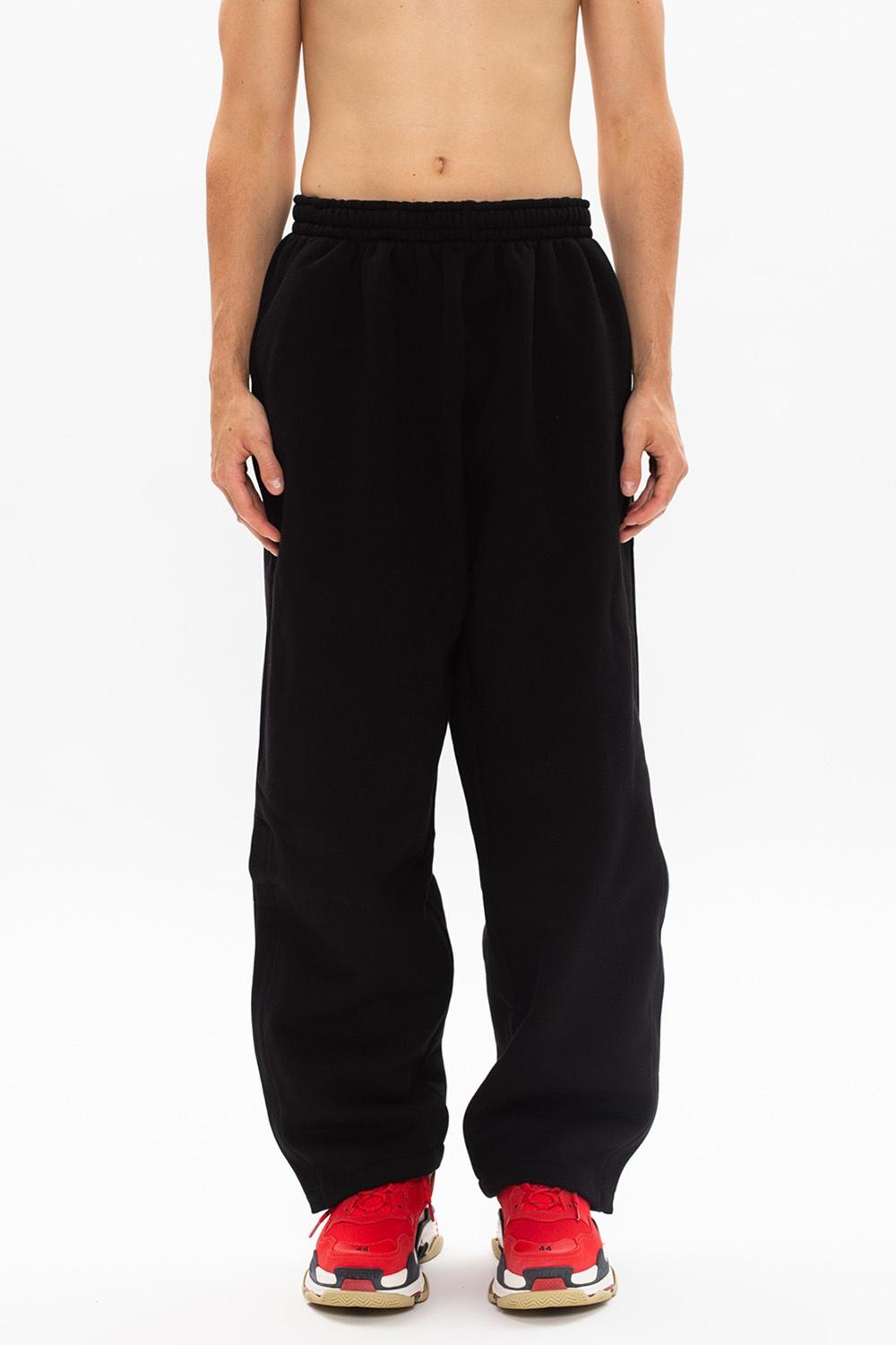 Balenciaga Oversize Sweatpants in Black for Men | Lyst