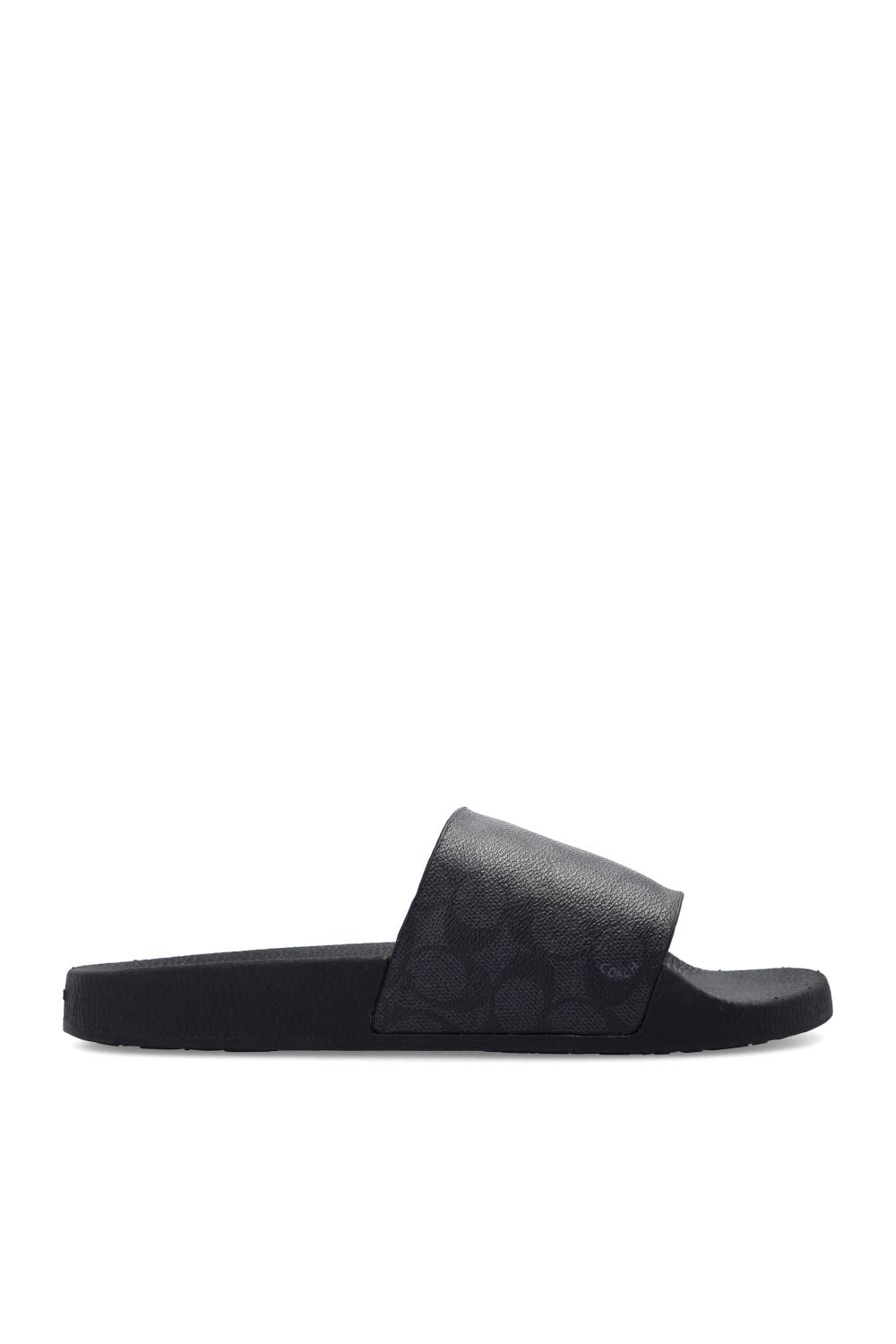COACH Rubber Slides in Black for Men | Lyst