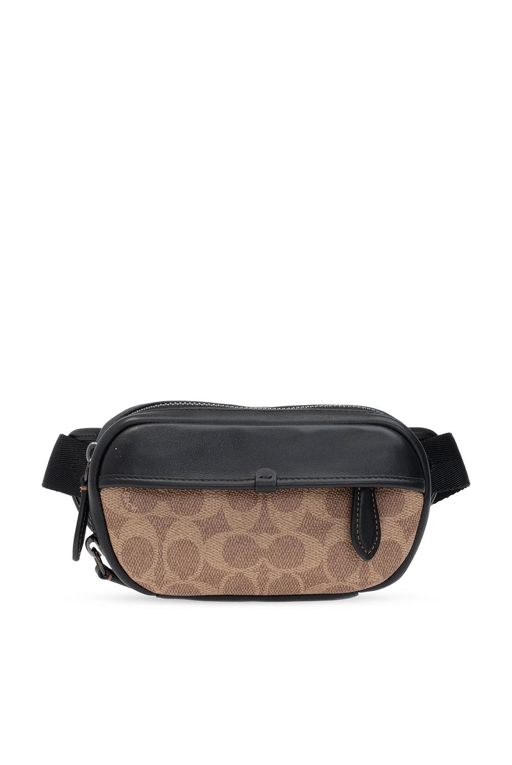 brown coach fanny pack