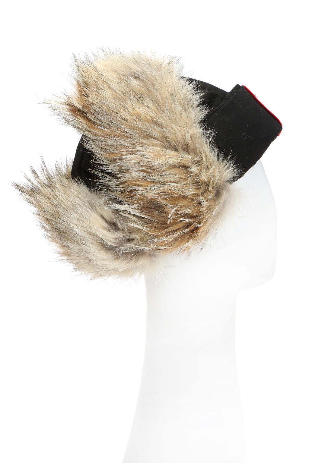 Canada Goose Coyote Fur Hat in Black for Men Lyst