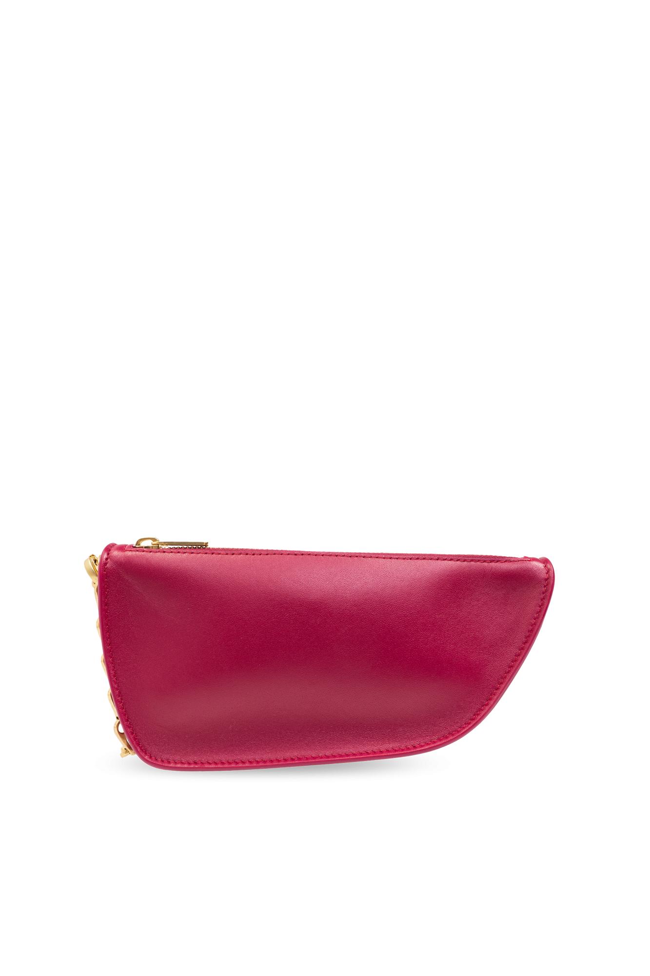 トートバッグ BURBERRY Pastel Pink Leather Micro Shield Shoulder Bag Burberry Pastel Pink Leather Micro Shield Shoulder Bag – LOZURI®