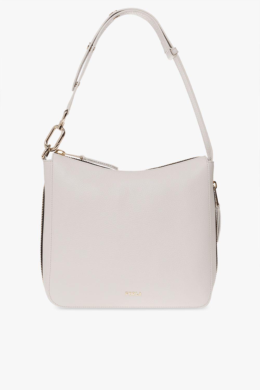 Furla 'skye Medium' Hobo Shoulder Bag in White Lyst