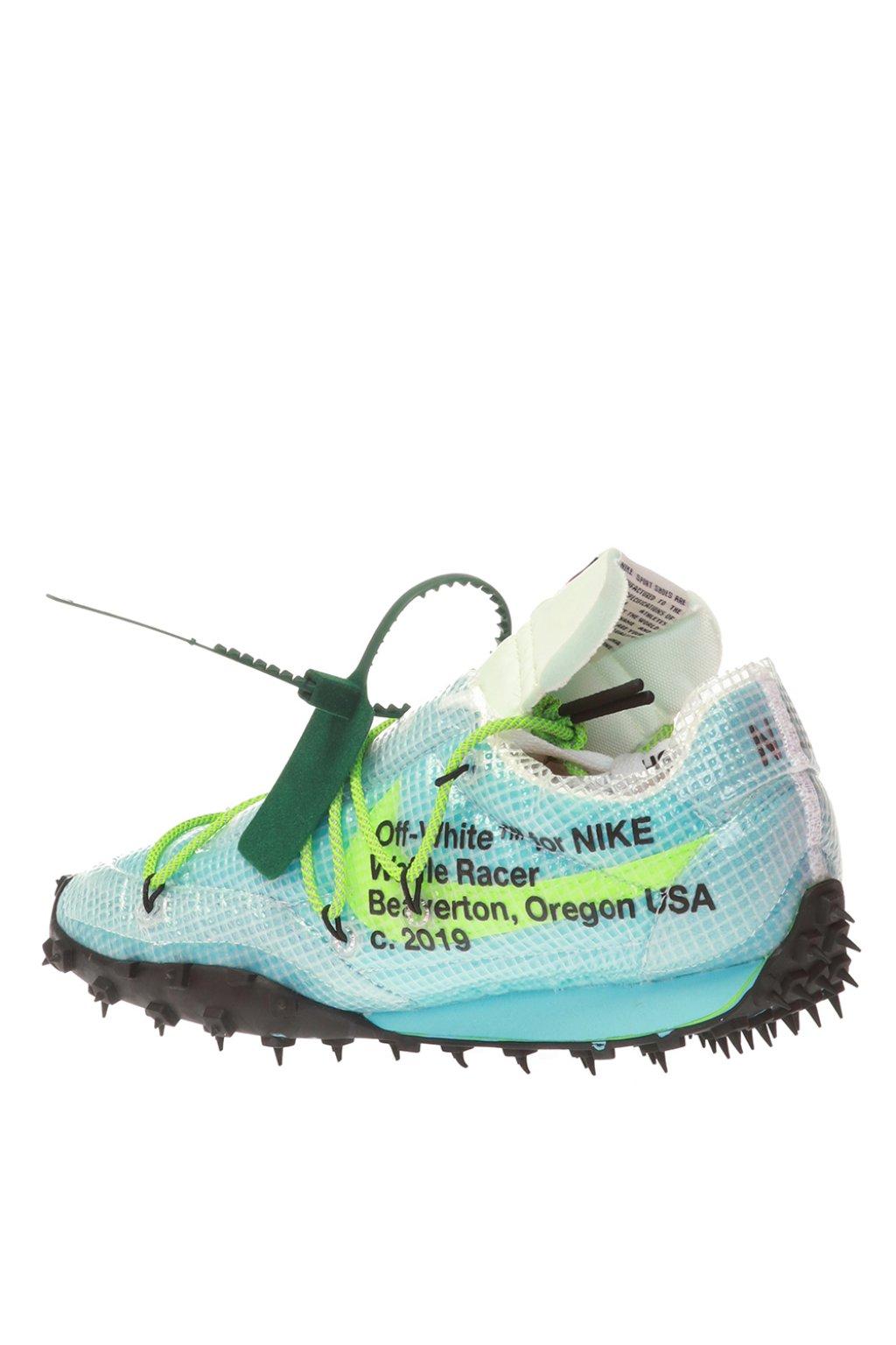 light blue off white shoes