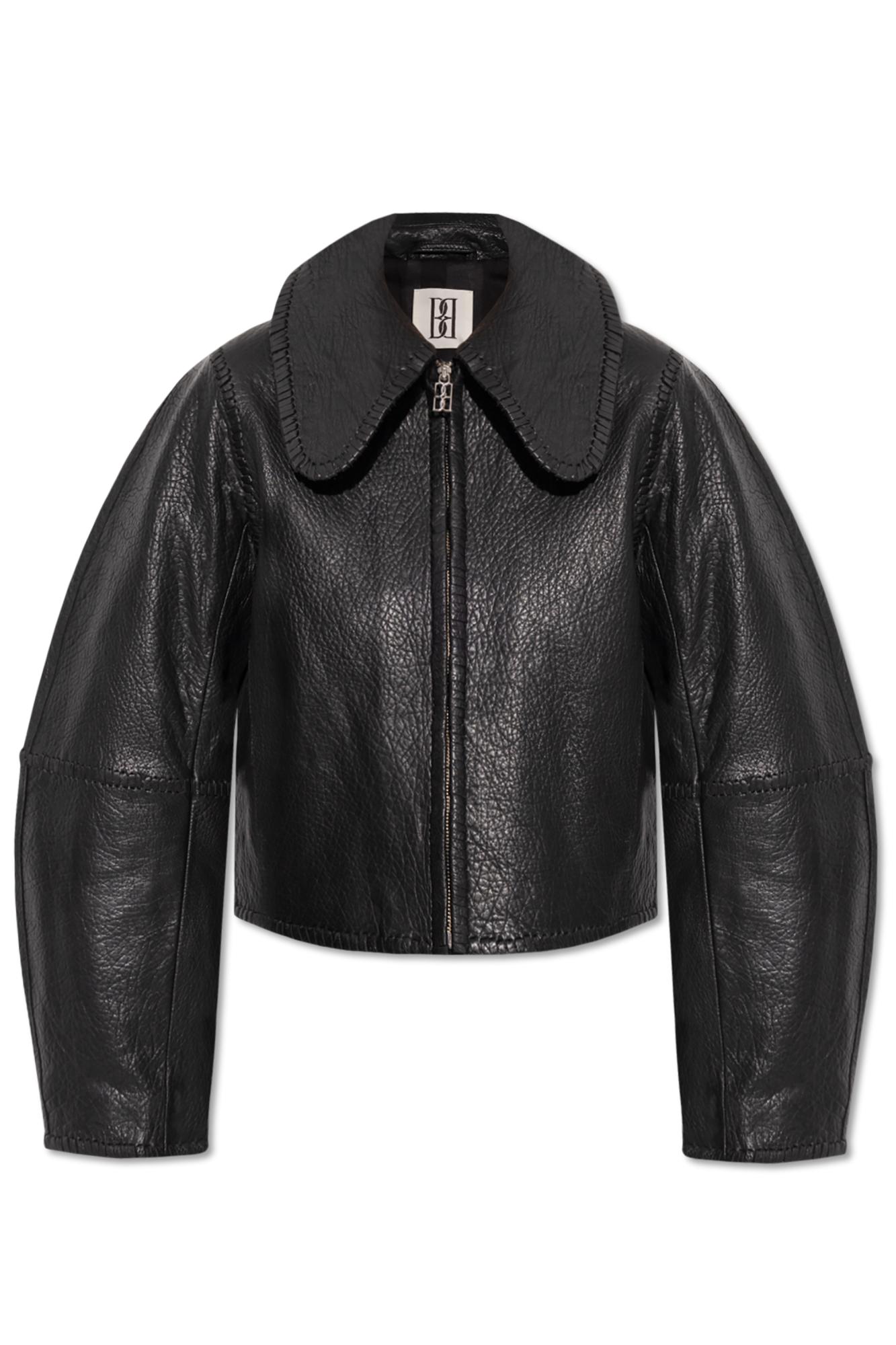 レザージャケット　BY MALENE BIRGER By Malene Birger Beatrisse Leather Biker Jacket | Bloomingdale's