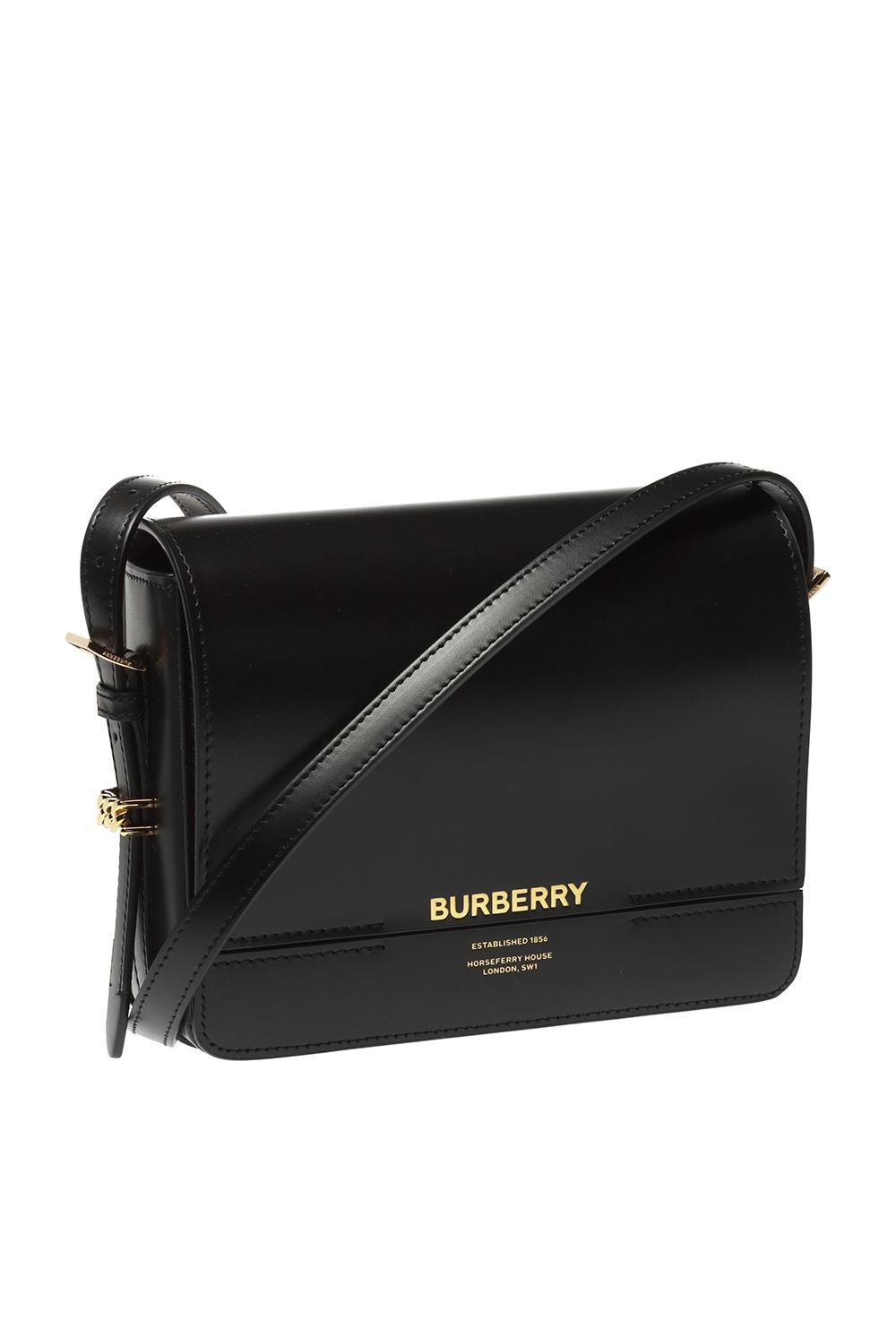 Burberry Grace Black Shoulder Bag at FORZIERI