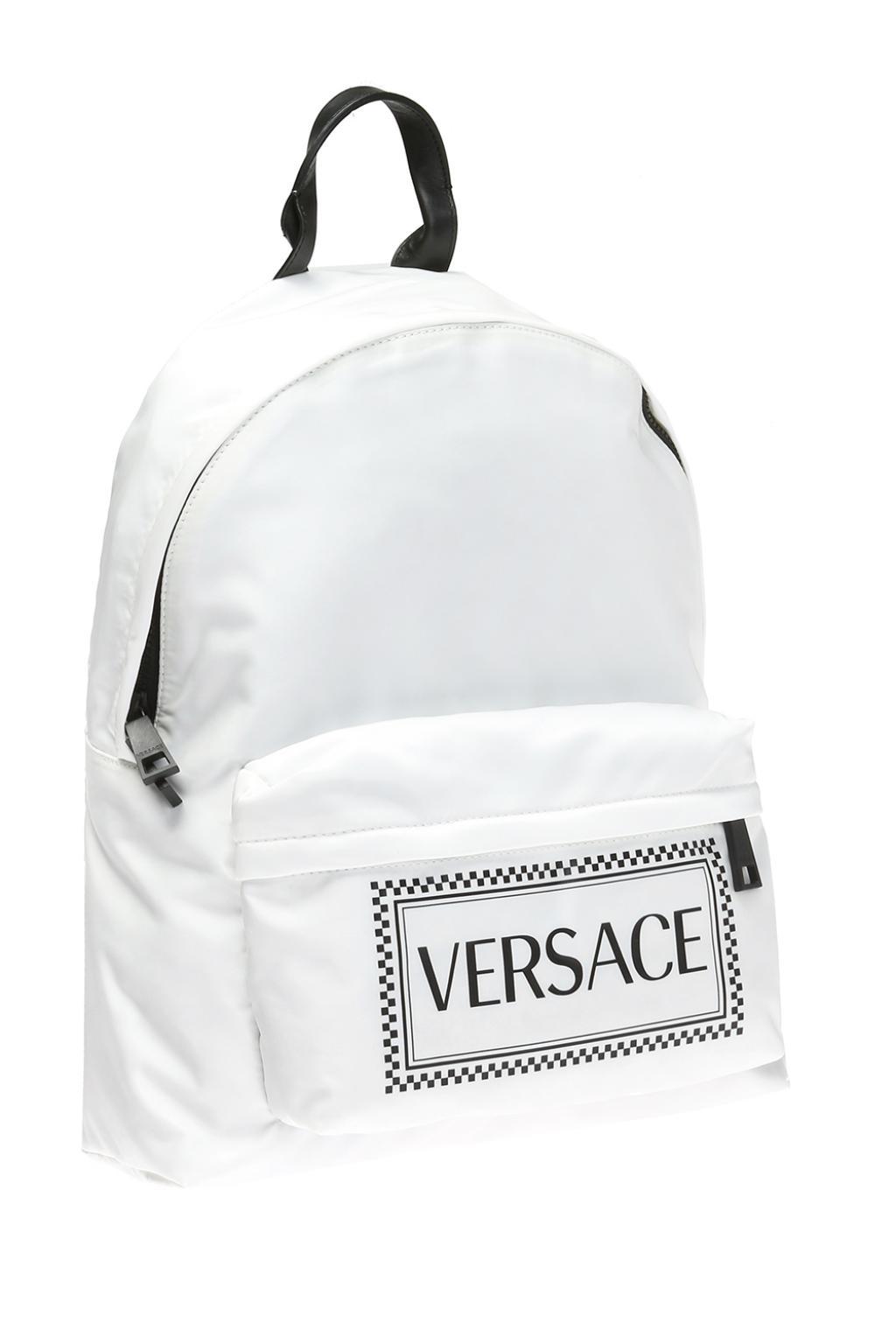 white versace backpack