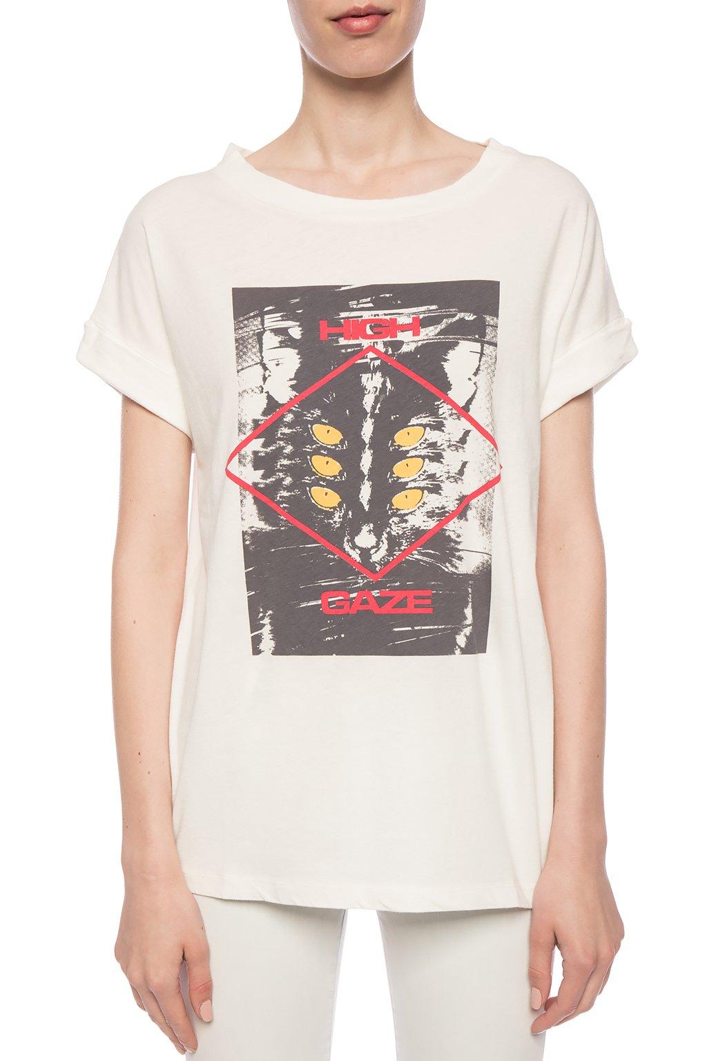 AllSaints Cotton 'high' Printed Tshirt Lyst