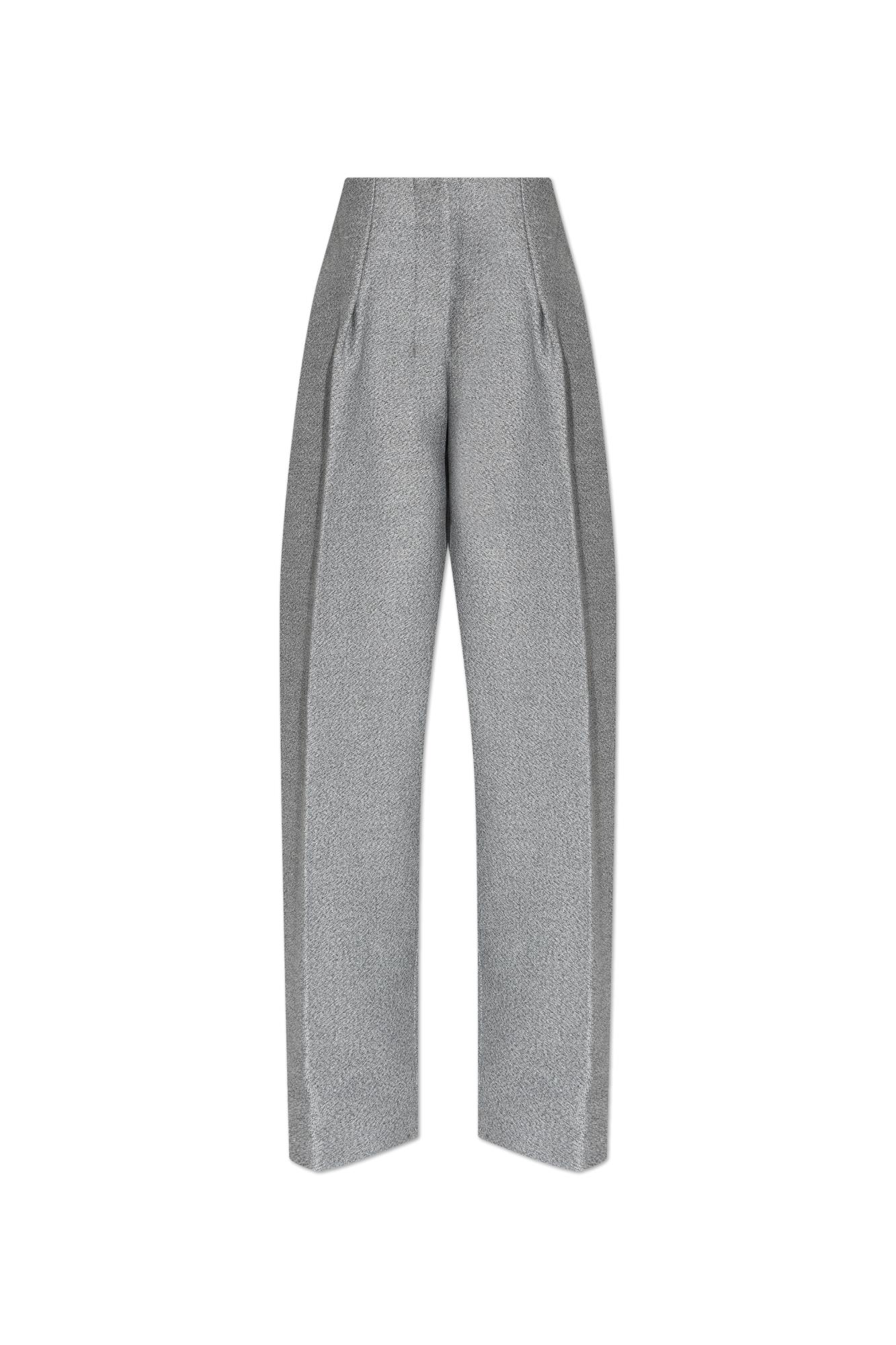 Jacquemus 'Curvo' Trousers in Gray | Lyst