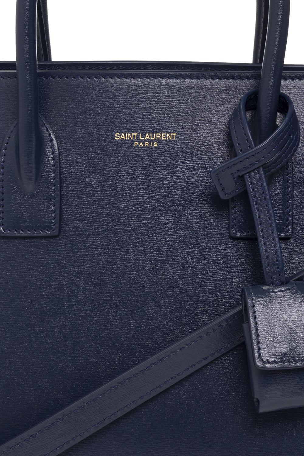 Saint Laurent Embossed Baby Sac De Jour - Blue Handle Bags, Handbags -  SNT282107