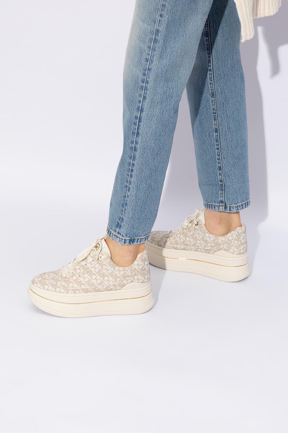 MICHAEL Michael Kors hayes Platform Sneakers in White Lyst UK