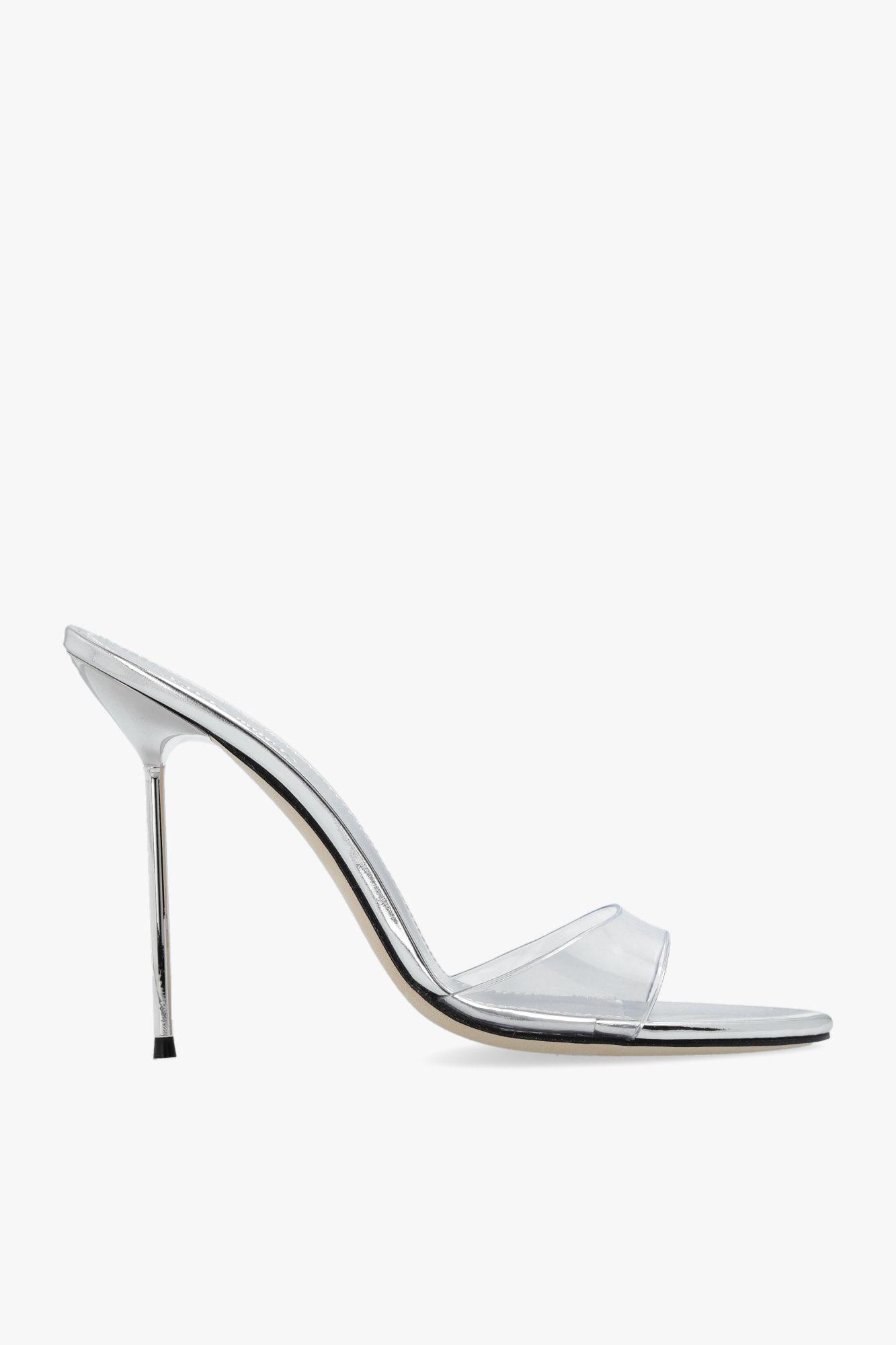 Paris Texas 'lidia' Heeled Mules in White Lyst