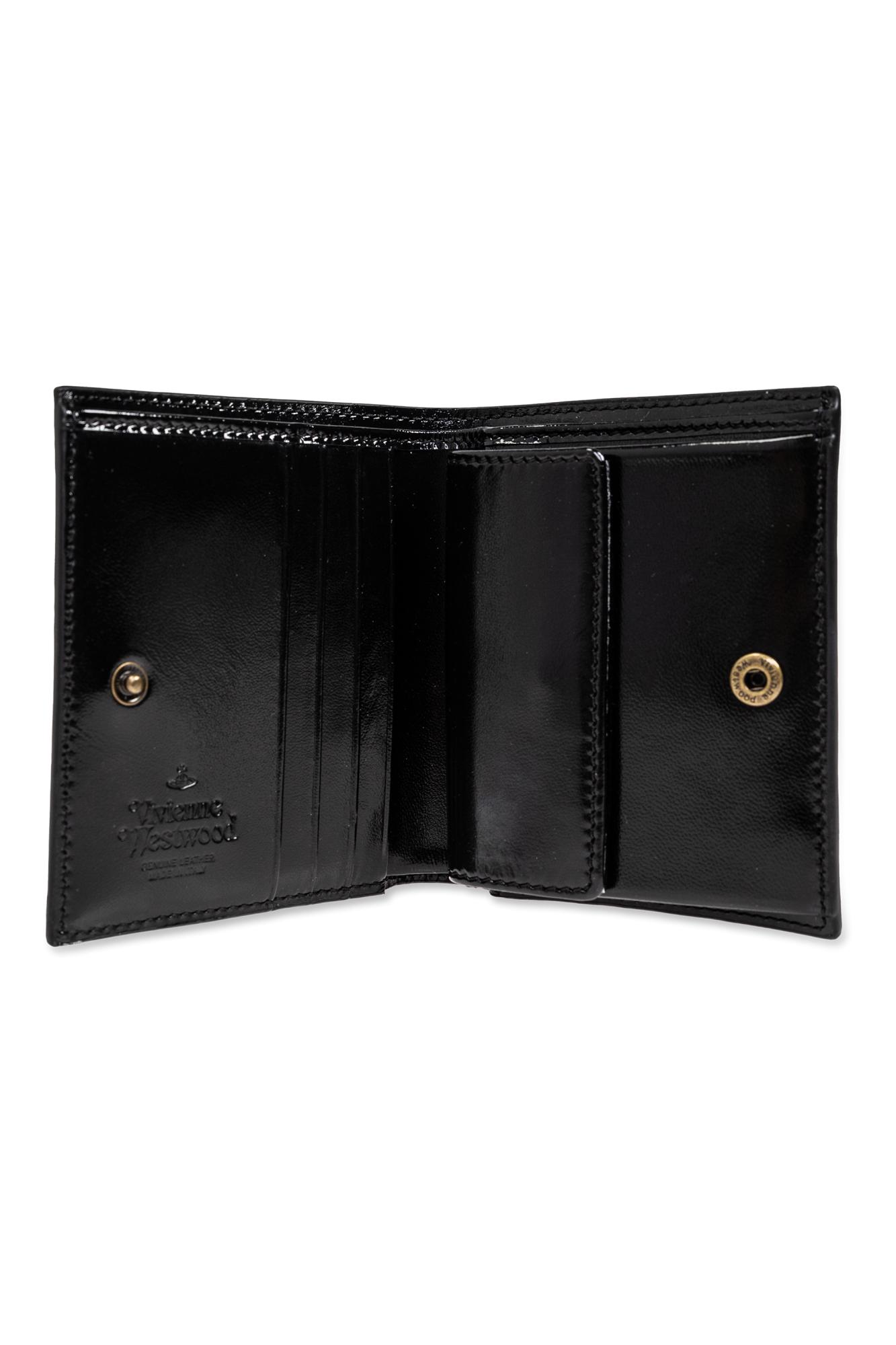 ☆送料 関税込☆VivienneWestwood★Small Logo Wallet Black Vivienne Westwood Crocodile Pattern Multi-Card Pocket Wallet