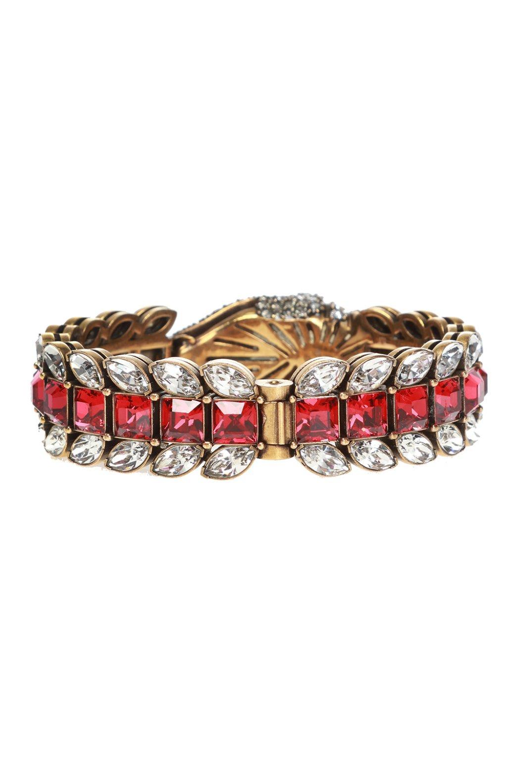 Gucci Snake Motif Bracelet in Gold (Metallic) Lyst