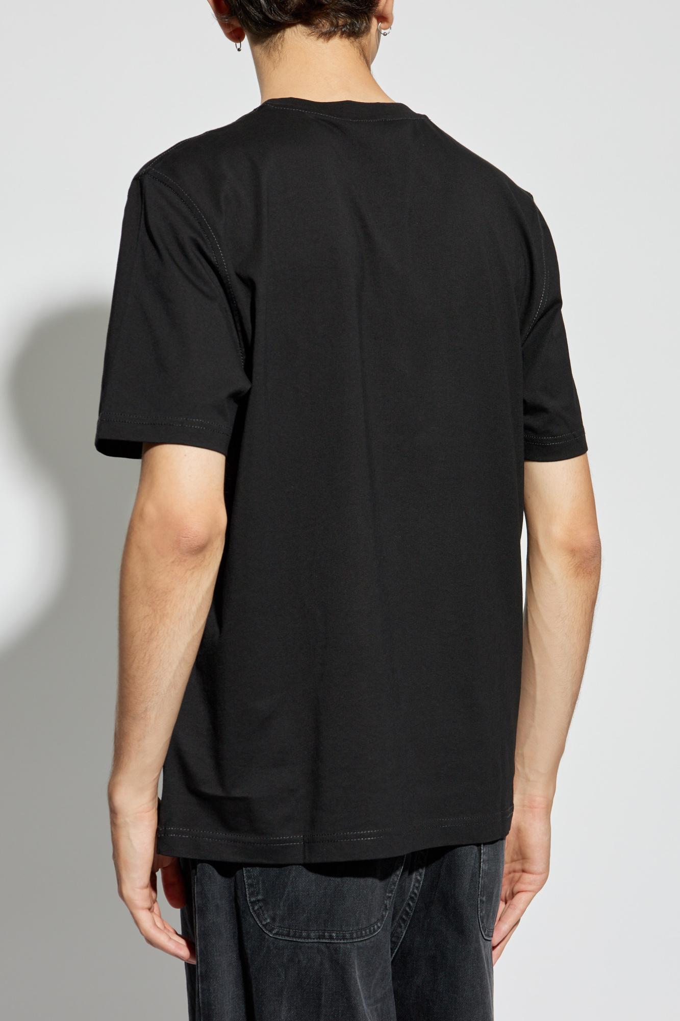 【関税&送料込】Diesel T-Adjust Cotton T-Shirt Diesel T Adjust K1 T Shirt Black | Mainline Menswear United