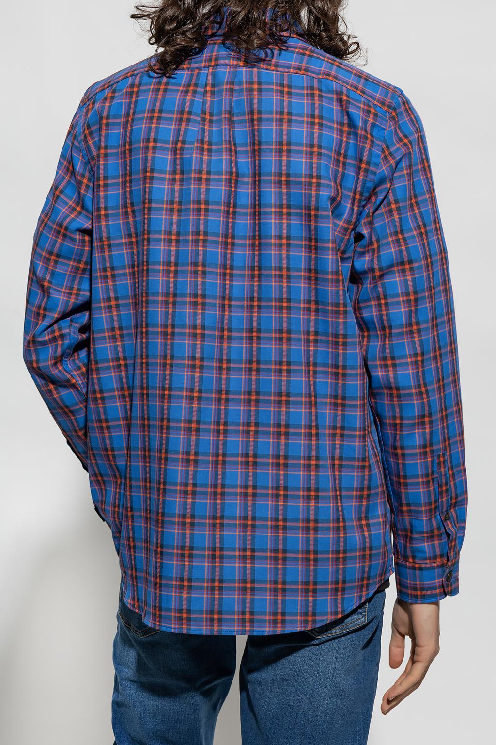PS by Paul Smith Checked Shirt in Blue for Men | Lyst