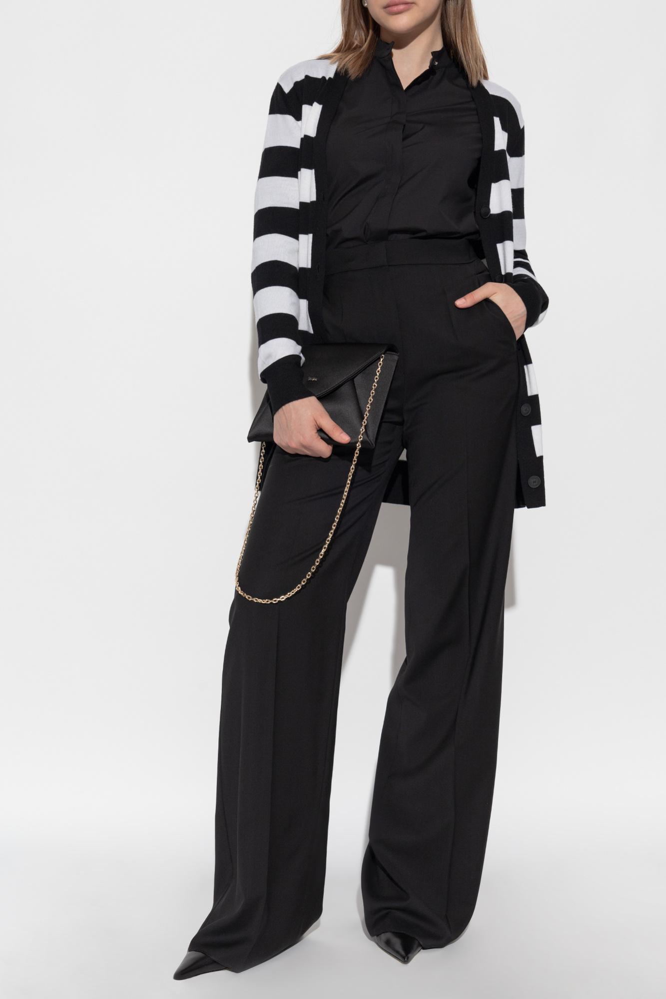 Max Mara Trousers 'Fernet' in Black | Lyst