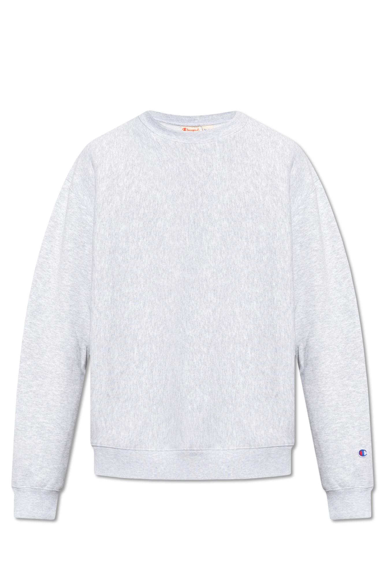 Champion Sweatshirt With Logo Patch in White for Men | Lyst UK