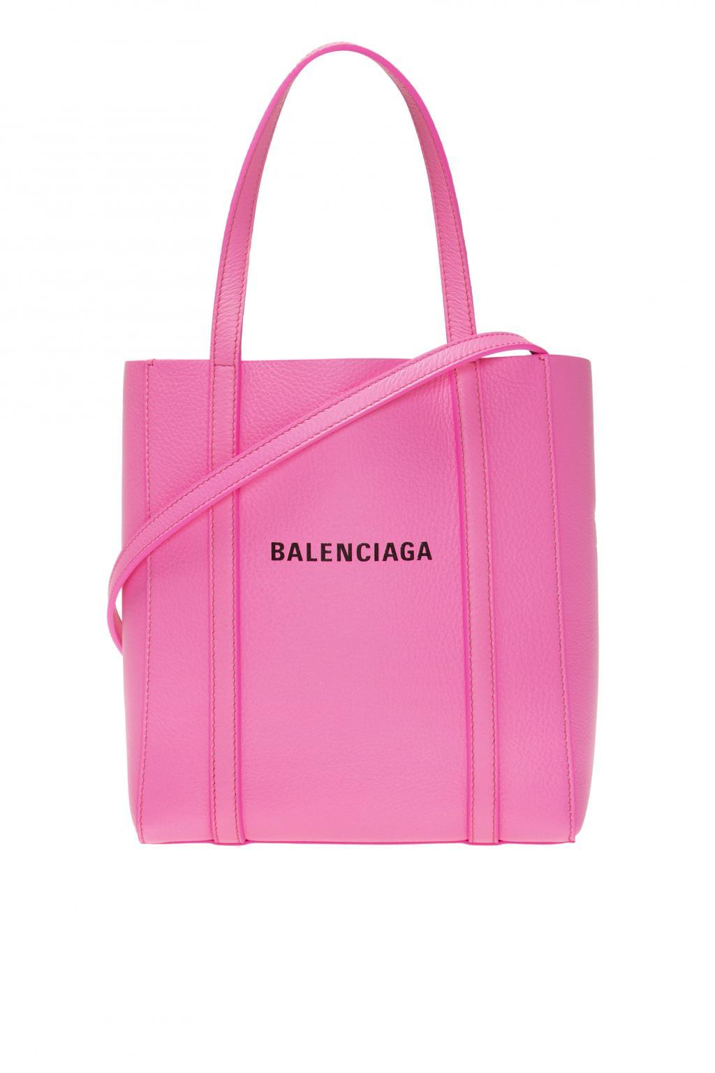 balenciaga pink tote