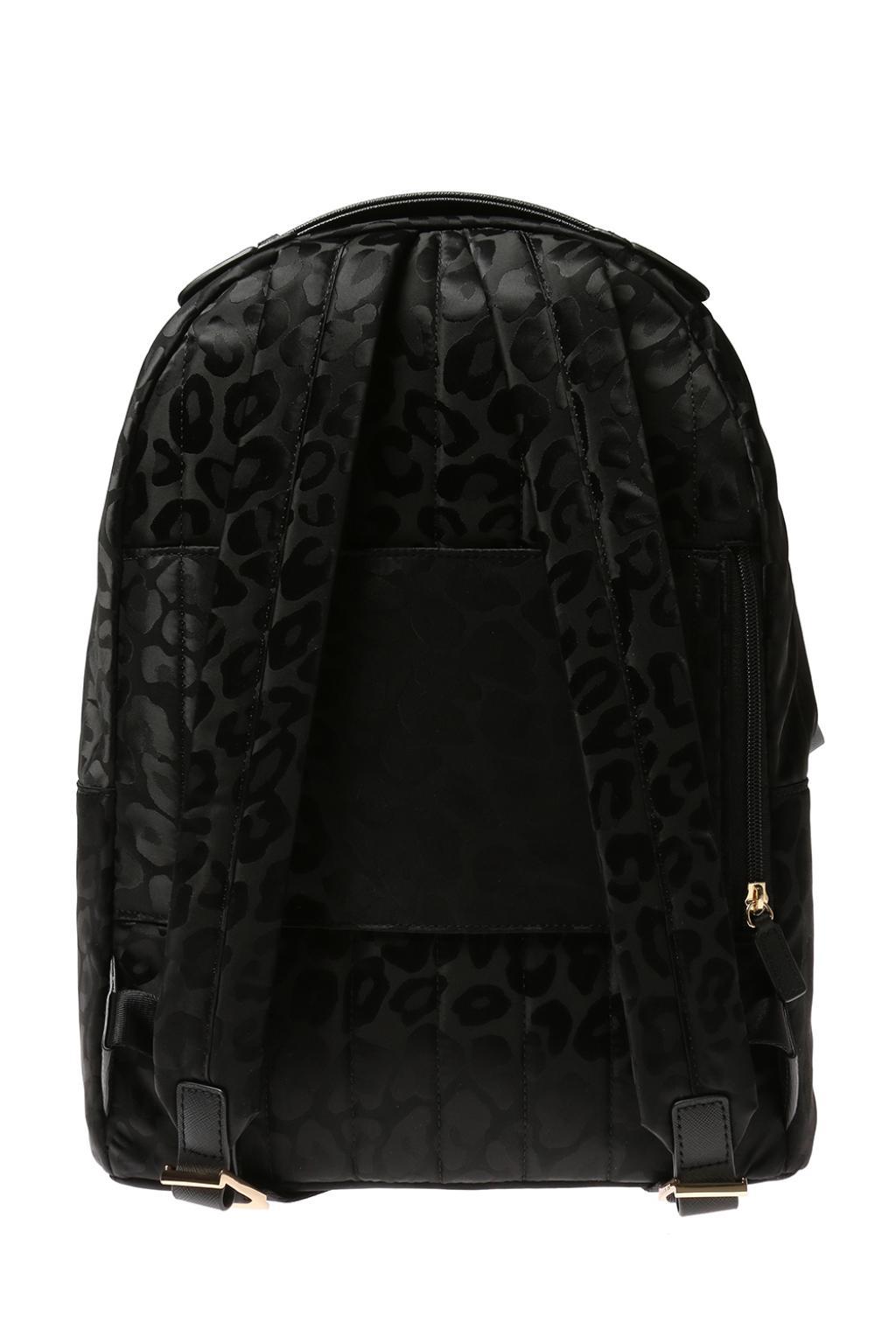 leopard print michael kors backpack