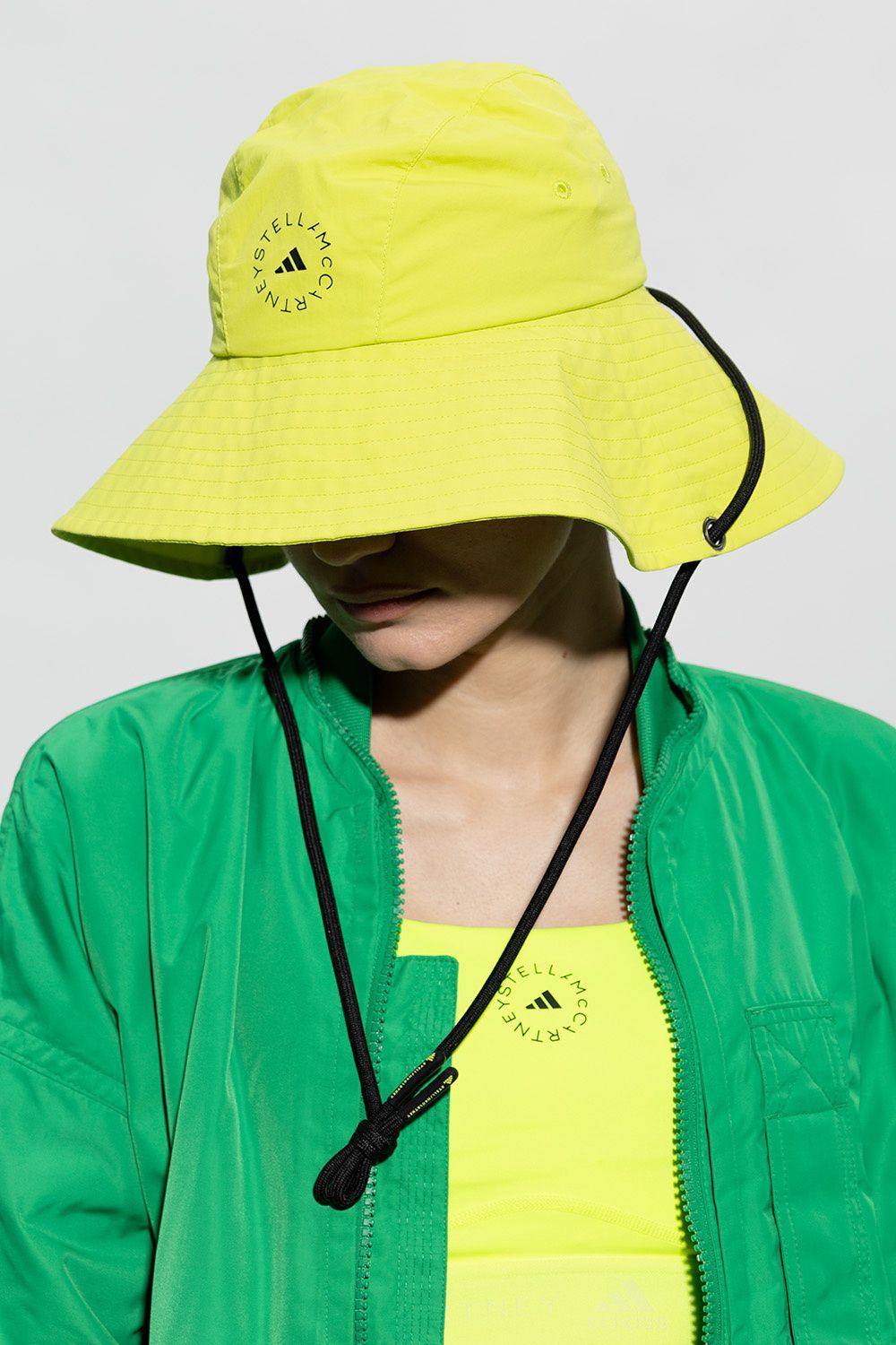 adidas By Stella McCartney Bucket Hat With Logo in Yellow | Lyst adidas By Stella McCartney Bucket Hat With Logo in Yellow | Lyst