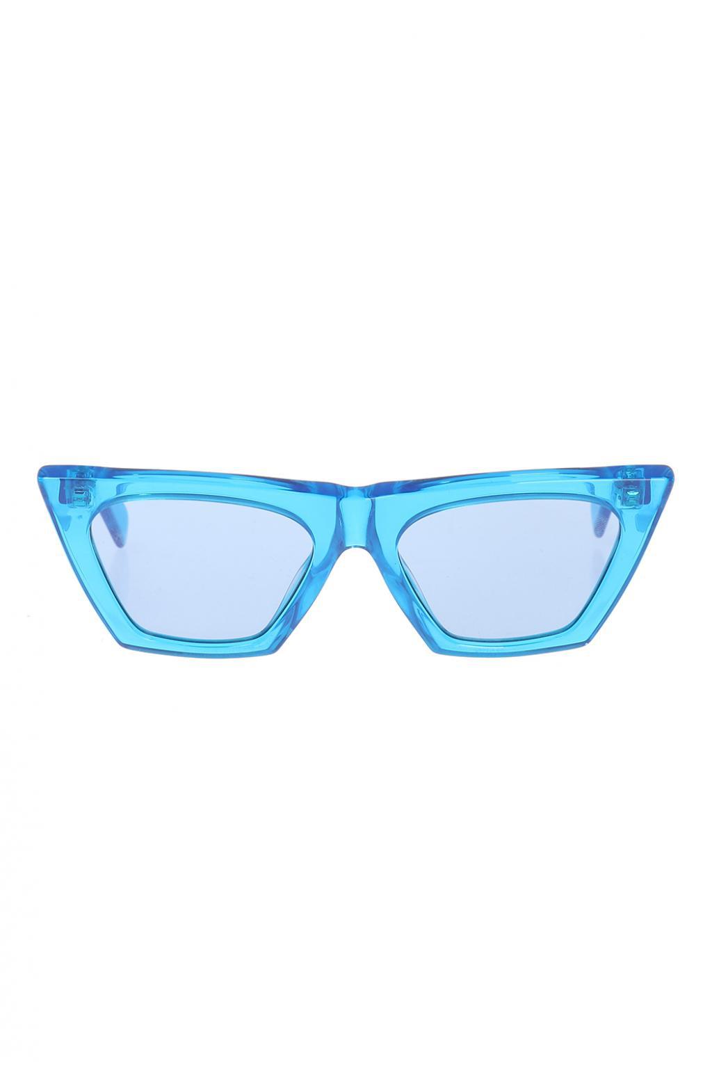 Edge sunglasses Celine Blue in Plastic - 36100436