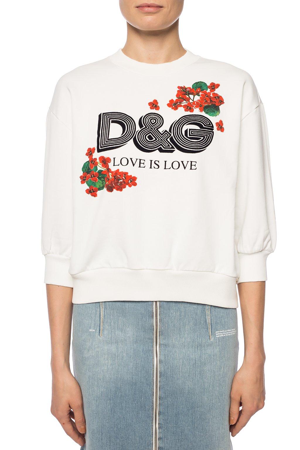 dolce gabbana sweatshirt womens