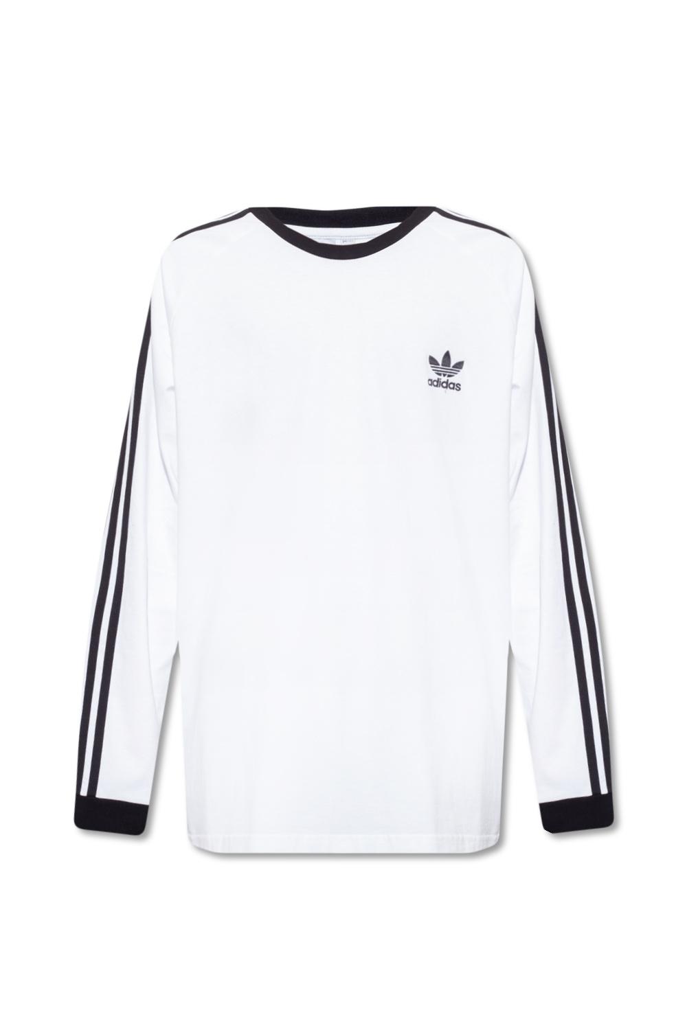 adidas Originals Cotton Long-sleeved T-shirt in White for Men | Lyst