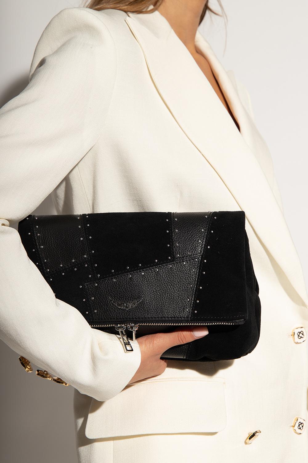 Zadig & Voltaire 'rocky Patchwork' Shoulder Bag in Black Lyst