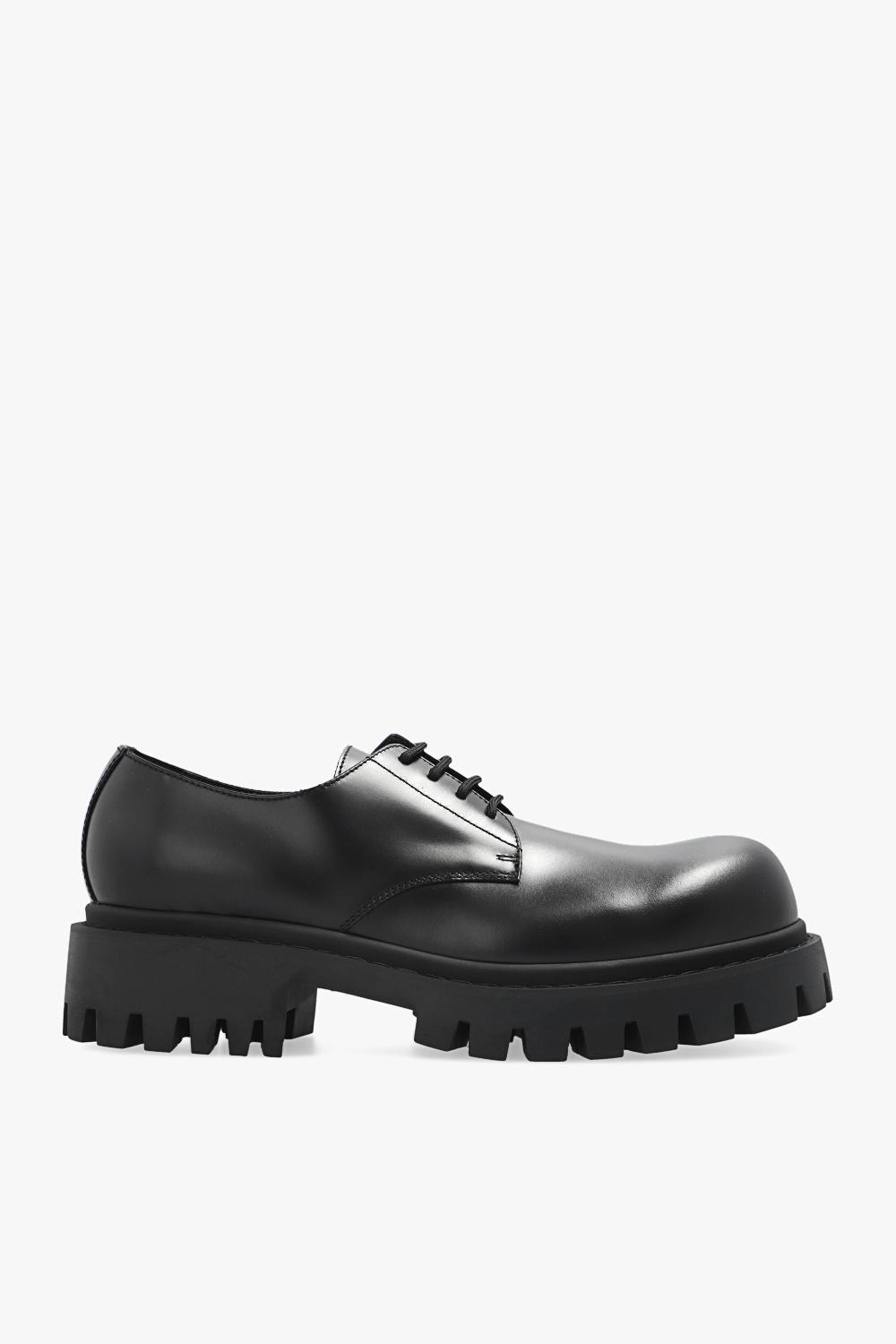Balenciaga 'sergent' Derby Shoes in Black for Men | Lyst Canada