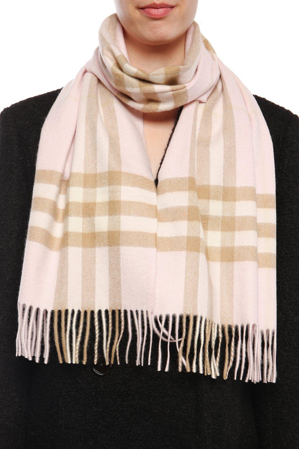 alabaster burberry scarf