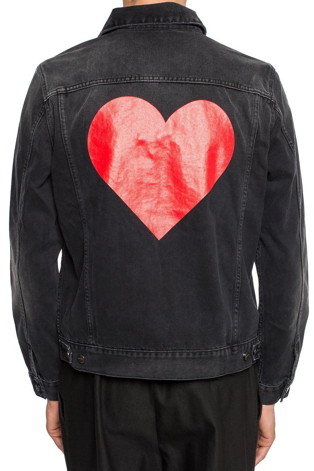 Palm Angels Distressed Denim Jacket in Black for Men - Lyst