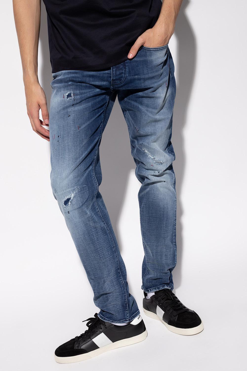 armani ripped jeans
