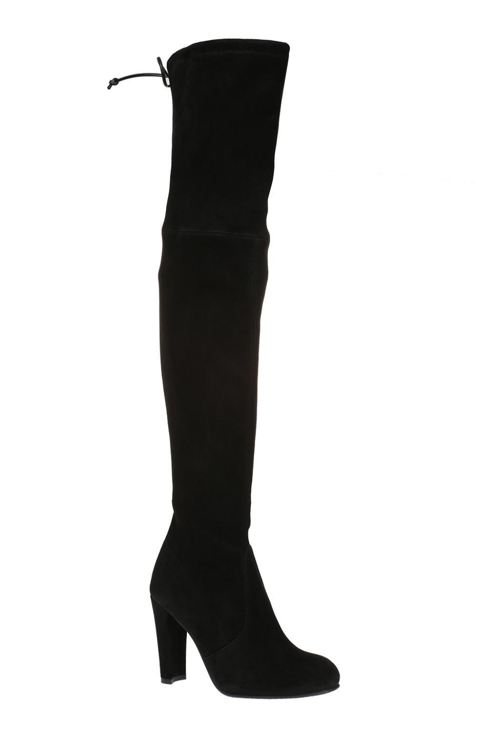 black over the knee boots stuart weitzman