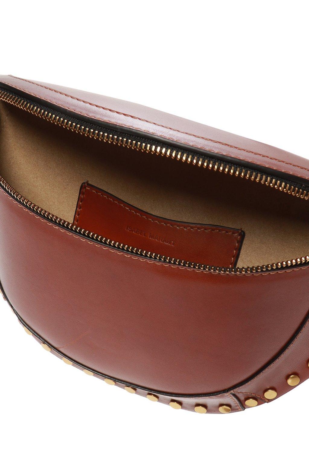 Isabel Marant Leather Skano Belt Bag in Brown - Lyst