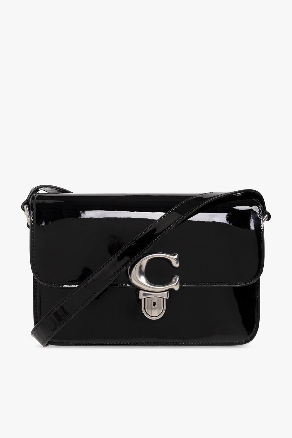 COACH 'studio' Patentleather Shoulder Bag in Black Lyst Canada